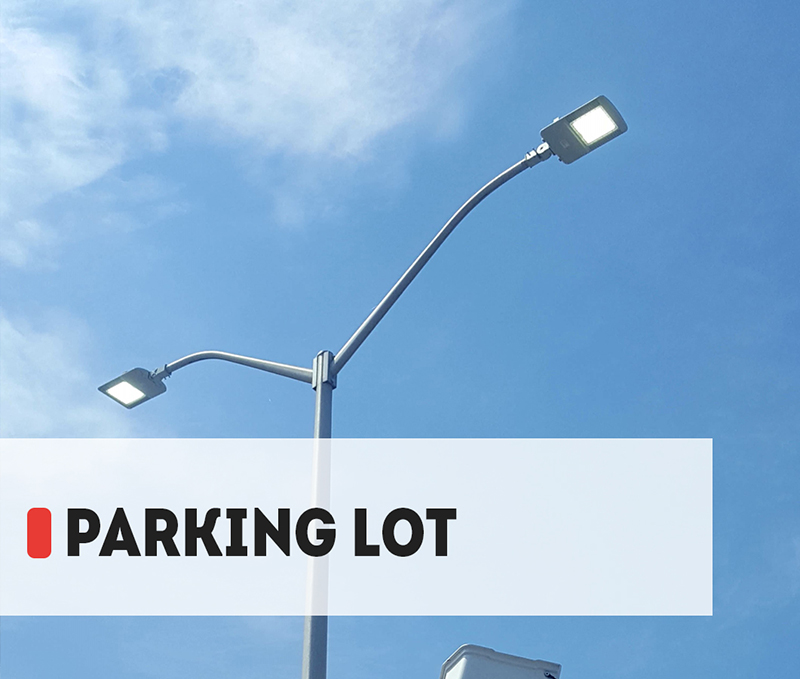 【Proyecto】Instalación de luces LED de estacionamiento de 230W en Canadá